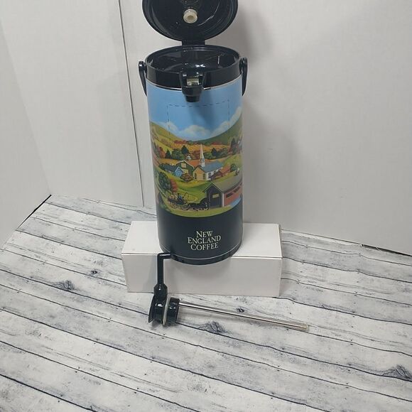 SERVICE IDEAS 3L STAINLESS STEEL AIRPOT COFFEE TEA RESTUARANT VACUUM DISPENSER - Picture 8 of 9